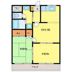 サニーパレスハネカの物件間取画像